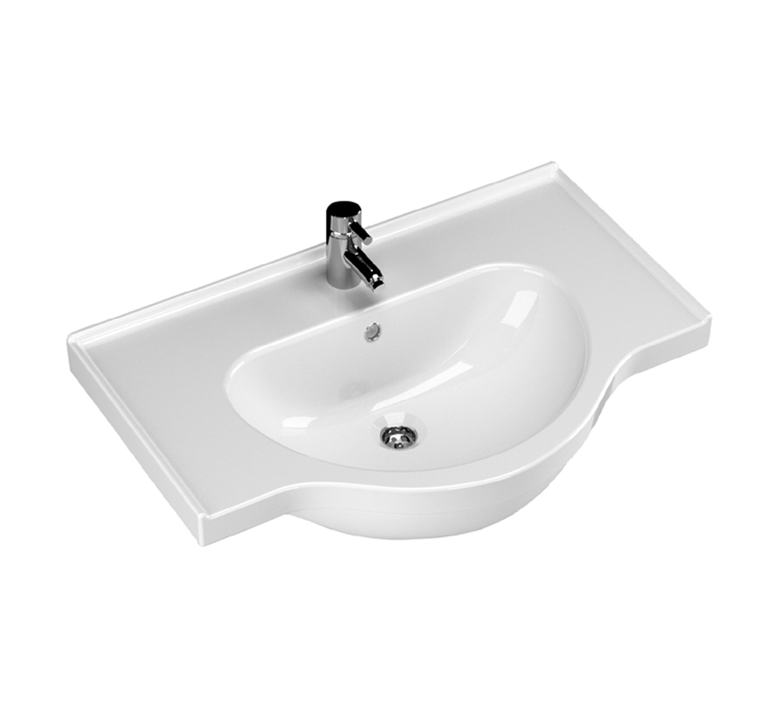 Yakamoz 75 cm Etajerli Lavabo