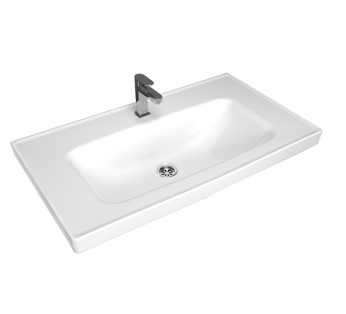 Safir Etajerli Lavabo 80 cm