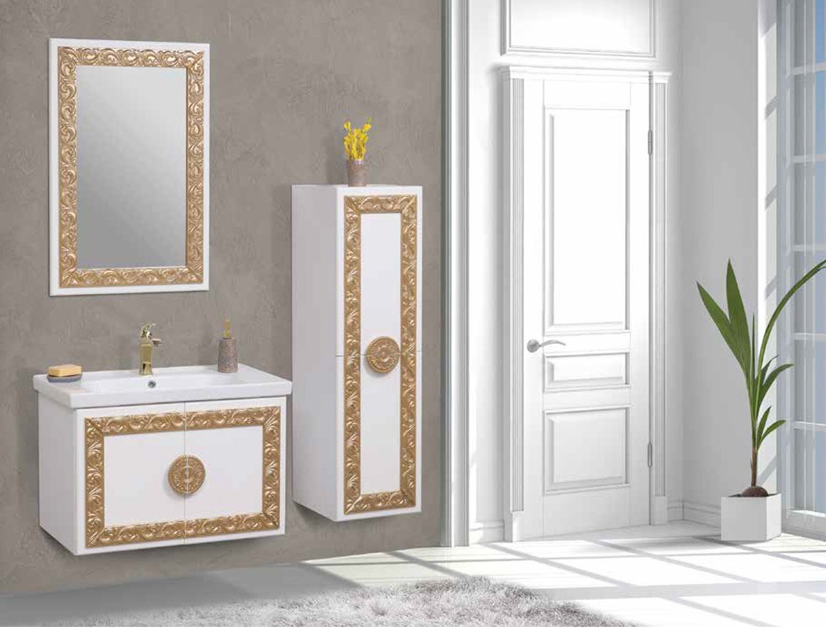 Belissa White Banyo Dolabı